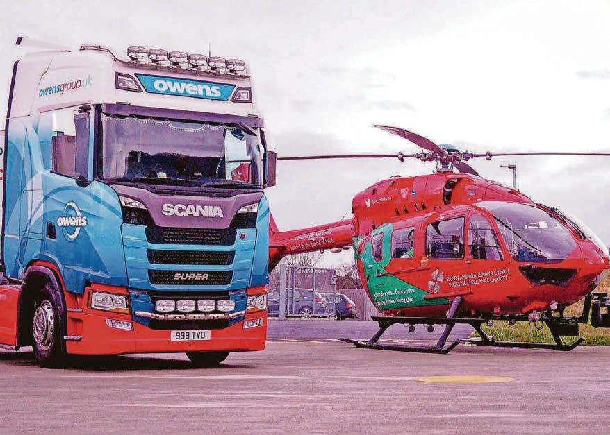Transport team on two wheels for charity ride