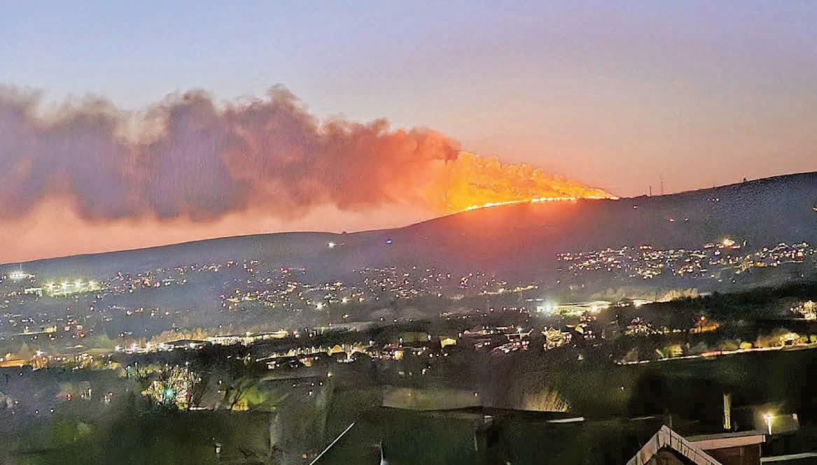 Huge increase in number of wildfires