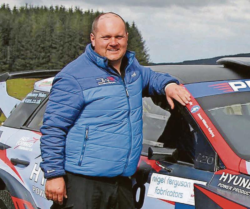 Huge sum raised for the family of rally co-driver