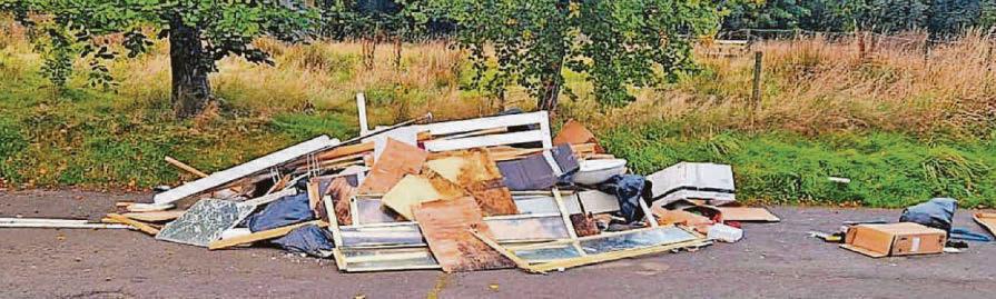 Fine for fly-tipper who tried to pass blame after waste dumped