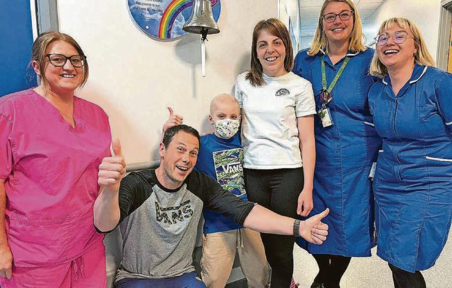 Dad's a perfect match to be a life-saver for his son