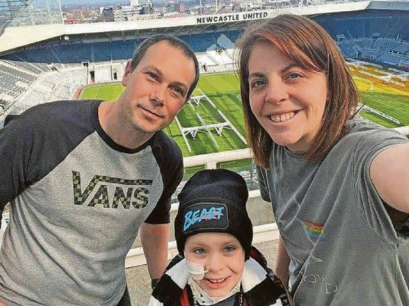 Little boy 'was on 50 bottles of antibiotics' then his family got the best news ever about his dad