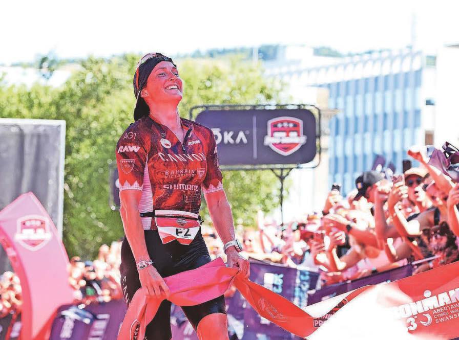 Competitors brave the heat as crowds turn out for Ironman