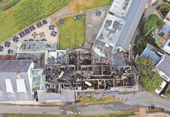Chef kept awake by the hiccups saves guests from hotel fire