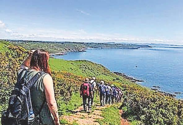 Best foot forward for spectacular scenery