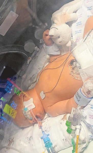 'Medics told us they were running out of options to help our newborn baby'