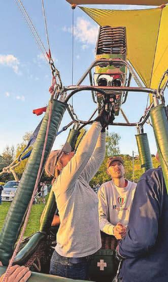 Widow's flying high in memory of late husband