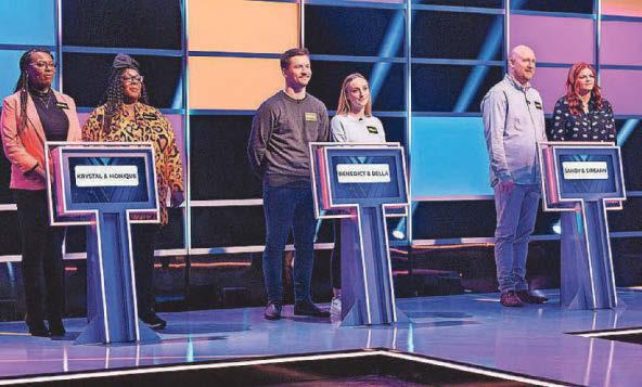 It's part quiz and part relationship test... we saw a few domestics!