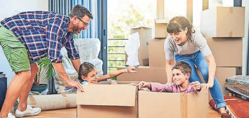 Kids are boxing clever as moving day draws closer