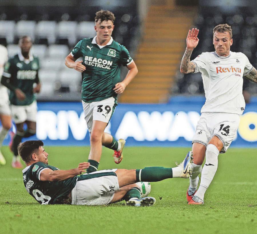 Swans spot-on as they edge out Pilgrims to book third round place