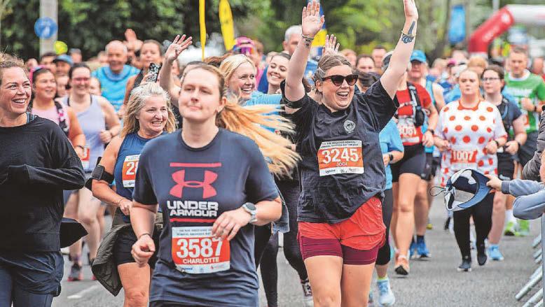 Bonnie's backing for city runners