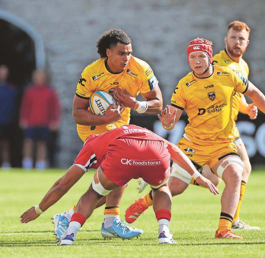 WESTWOOD TREBLE FIRES UP DRAGONS
