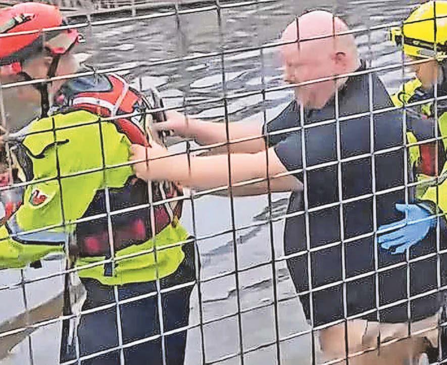 Donations help pair rescued during floods