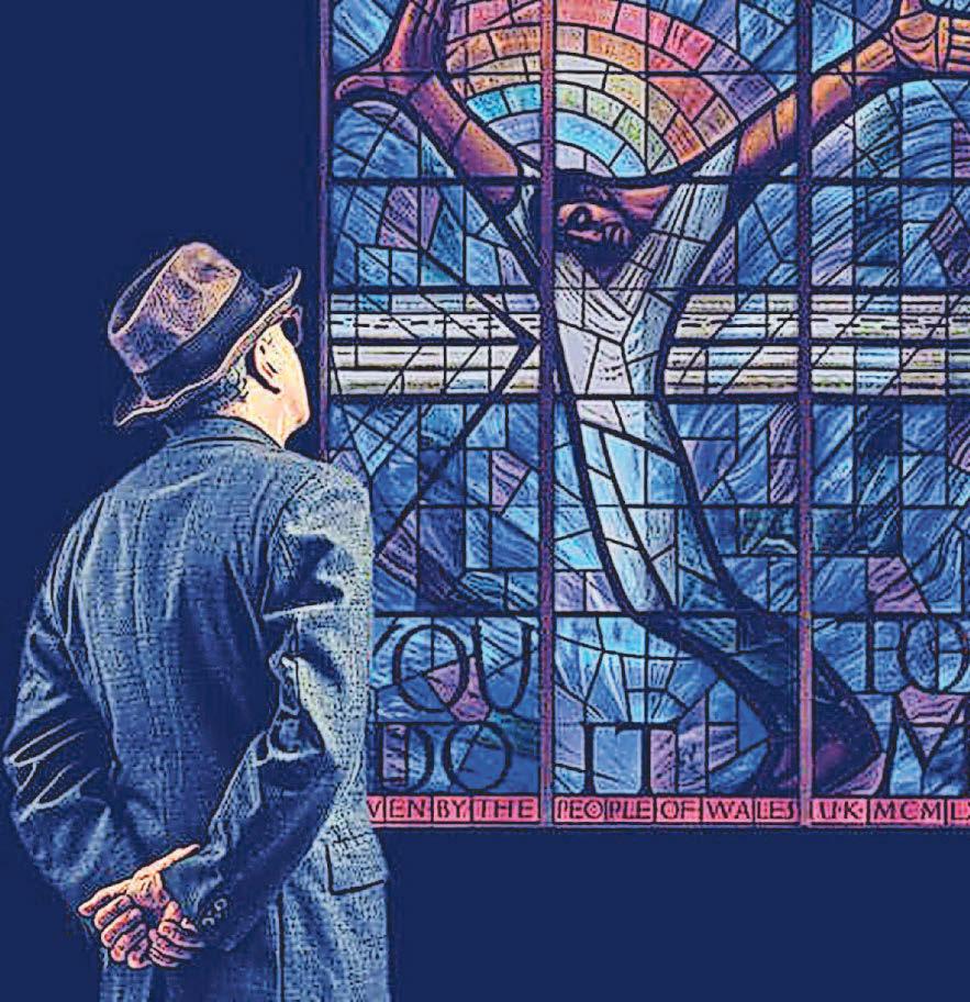 Tale of Wales Window being brought to stage