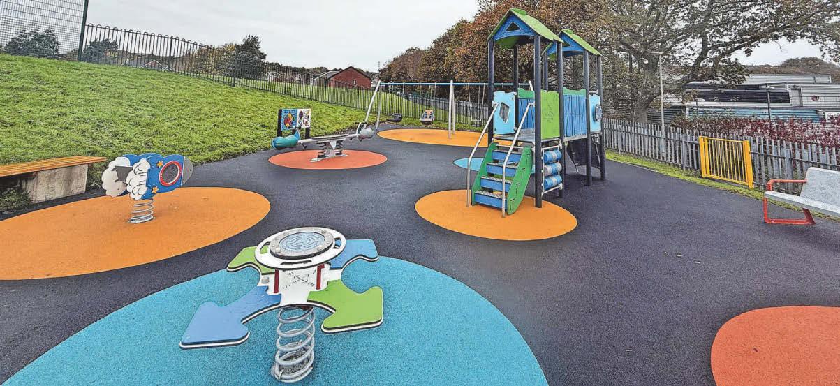 Community gets new play area