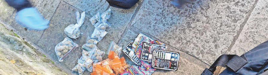 Fake cigs and cannabis found in parked car