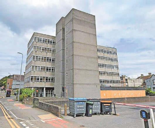 Flats future for drab former office block