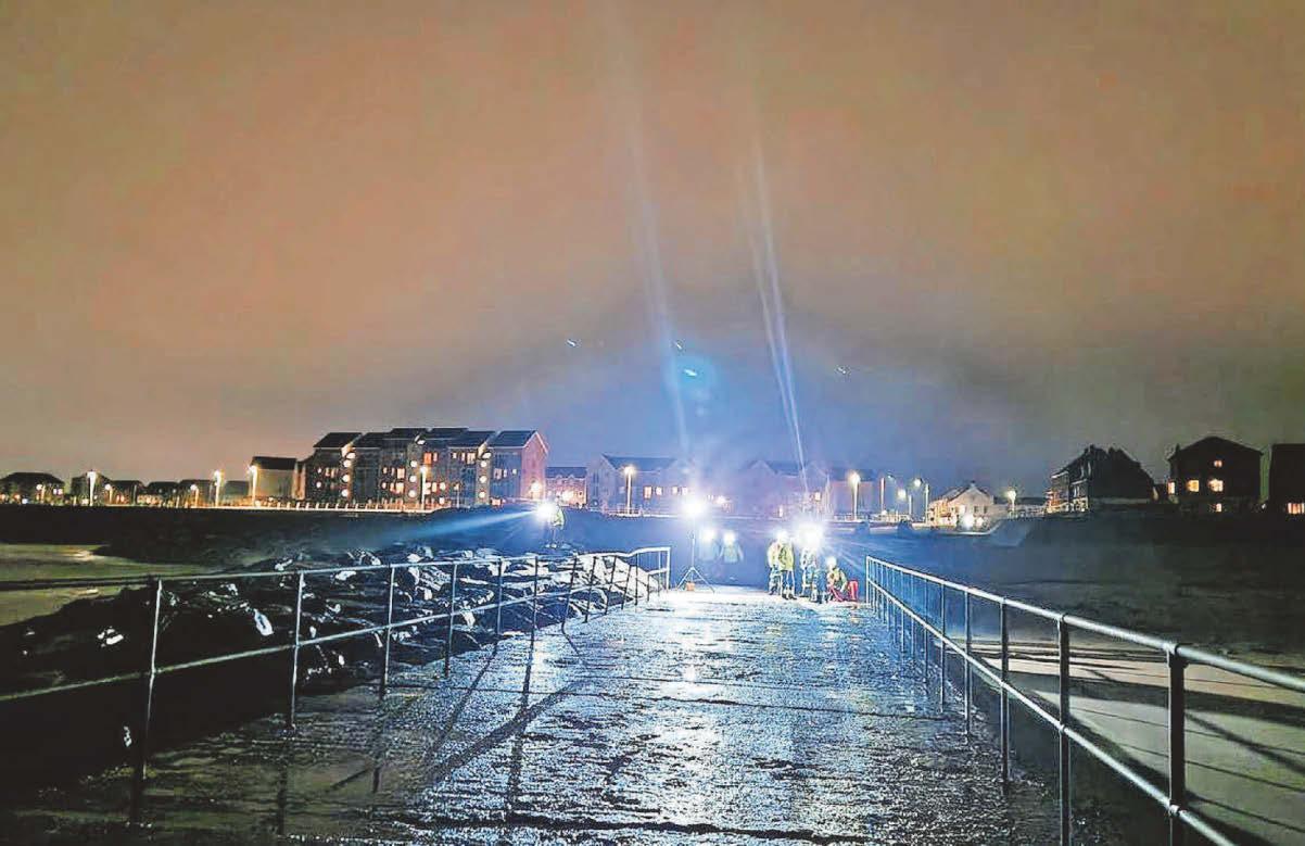 Pier drama sparks big emergency response