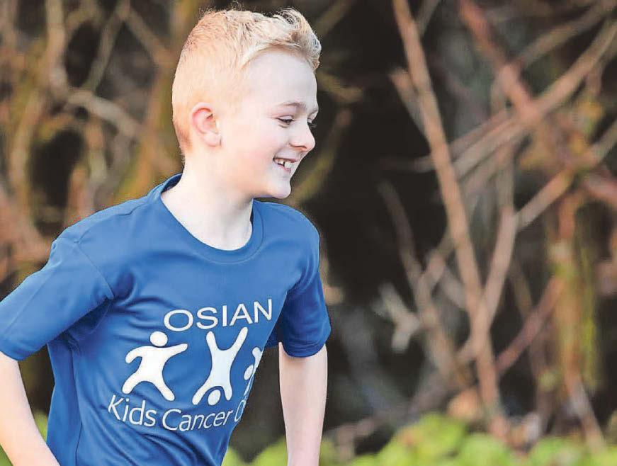 Osian puts best foot forward to raise £2k