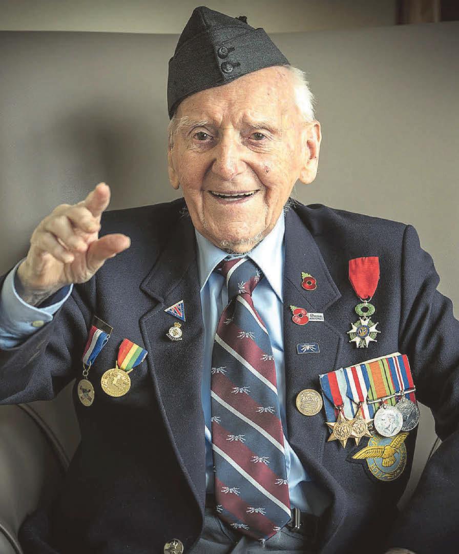 Bernard was one of first to know war in Europe was over