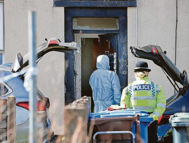 'The children came running in saying there's men with helmets, masks and guns'