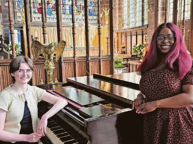 Delightful duo at popular concert