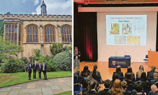 Pupils enjoy visit to Oxford University