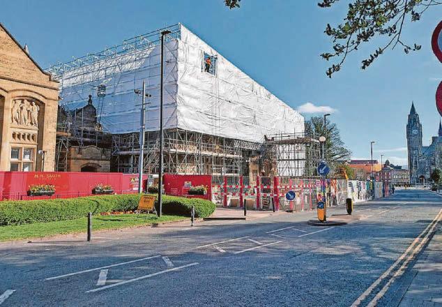 Gallery opening put back as roof repairs needed