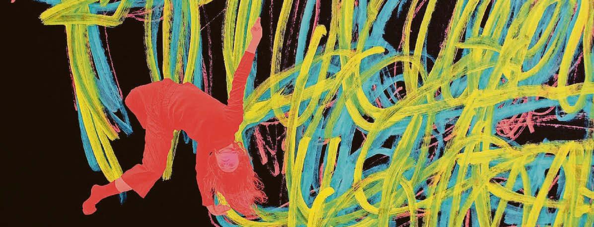 Visual arts takes over studio in a whirl of colour