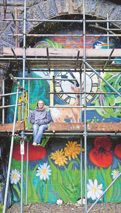 Artist Amy is leaving her mark across the Valley
