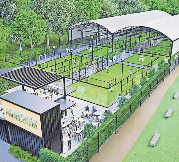 Covered padel courts get the green light