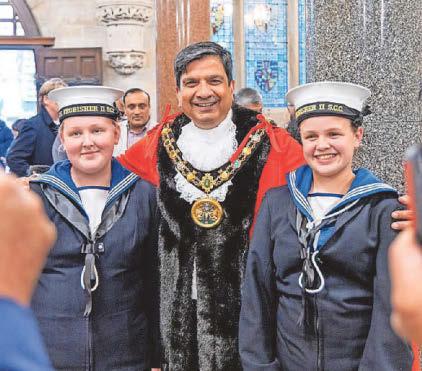 New mayor's big welcome