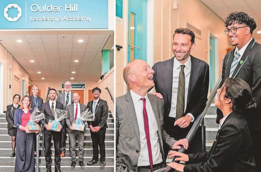 Minister returns to former school to celebrate its transformation