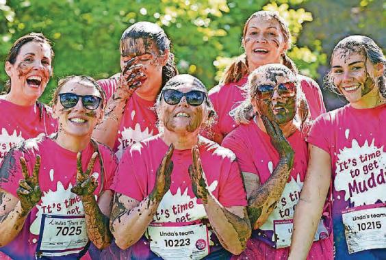 Runners get messy for charity fundraiser