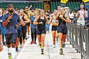 Fitness fans flock to stadium for gruelling Hyrox event