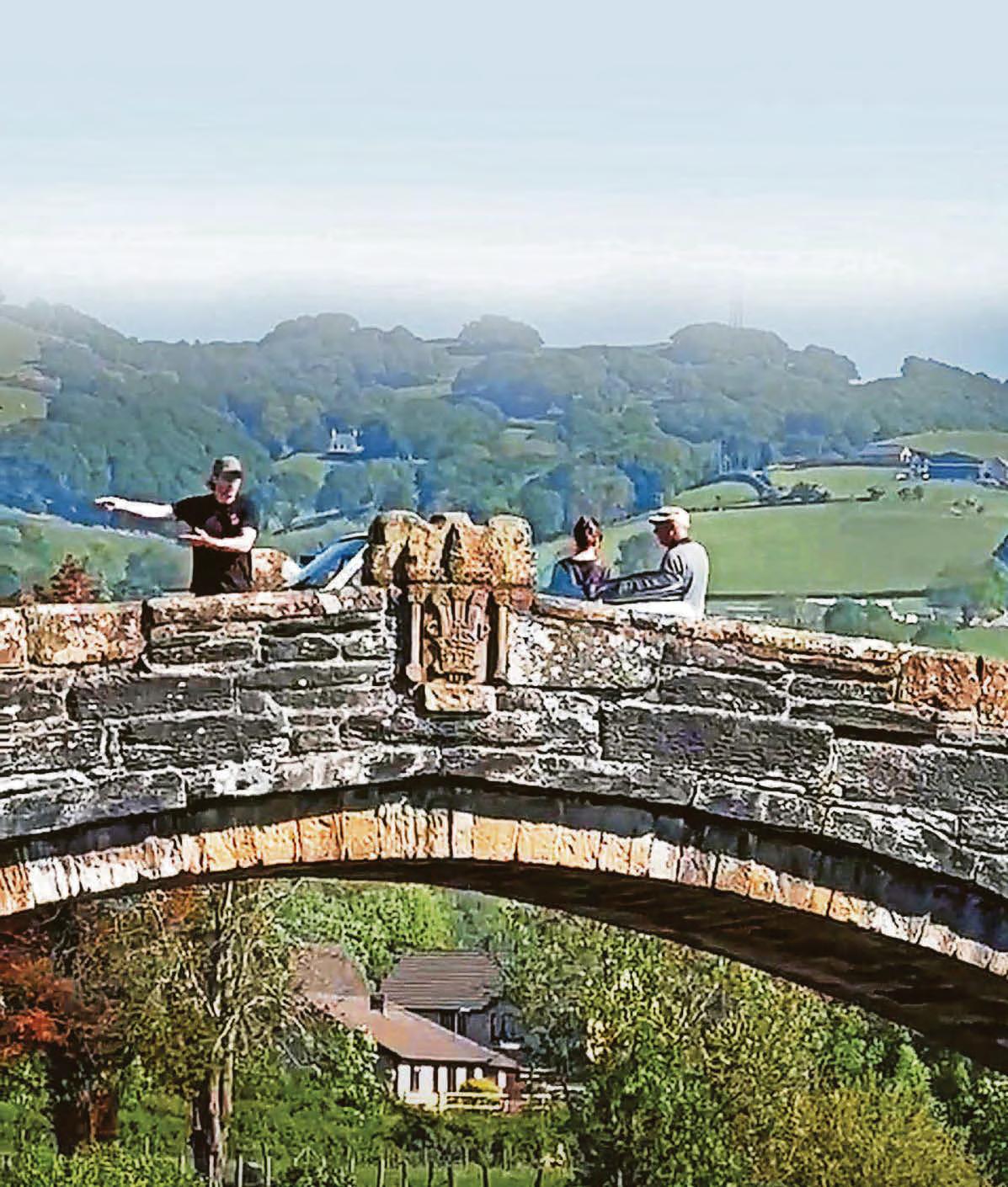 'It's better than Netflix' - people watch rows erupt on the 'Swearing Bridge'