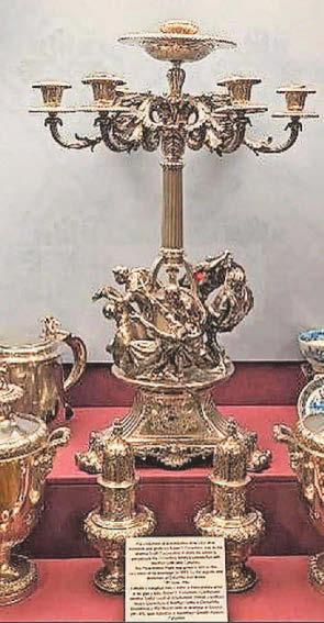Thief smashed cabinet to grab £80k candelabra