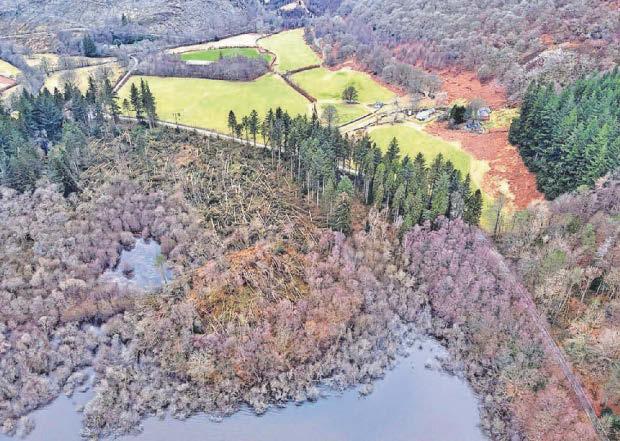 Parts of lake are still off limits amid storm works