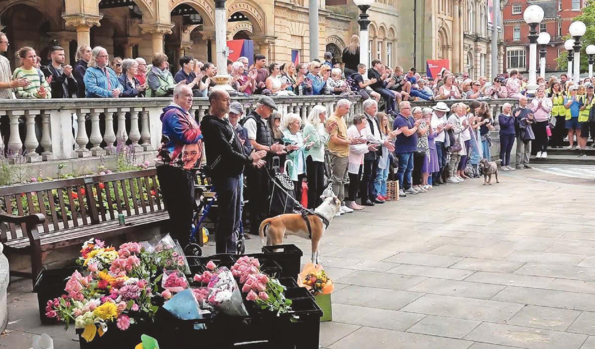Southport falls silent for victims on first anniversary of attack