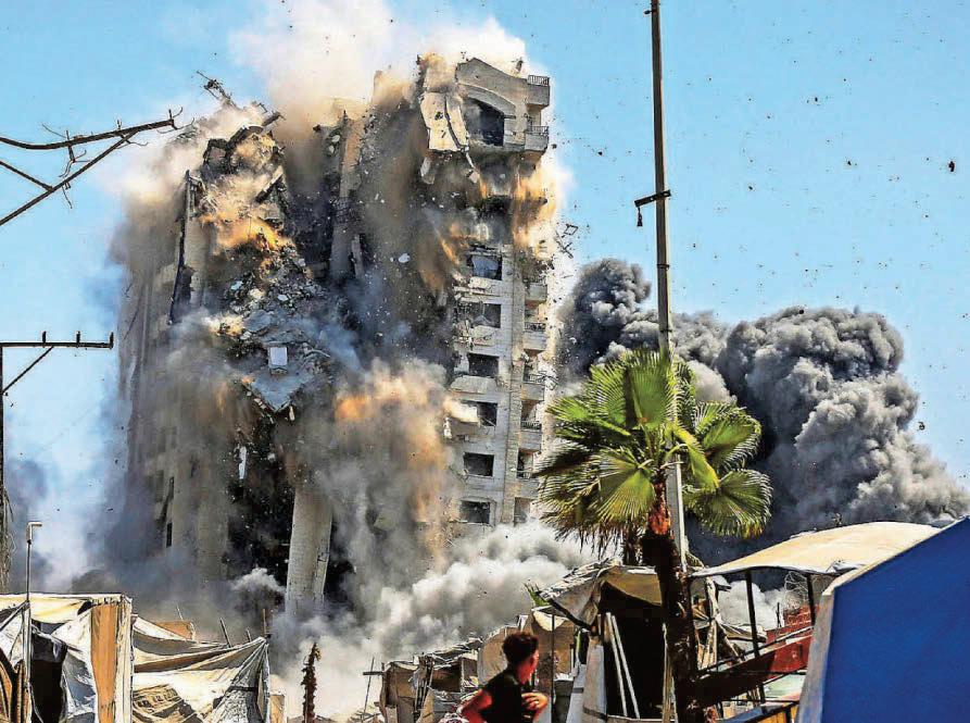 Strike on Gaza City high-rise 'just the beginning'