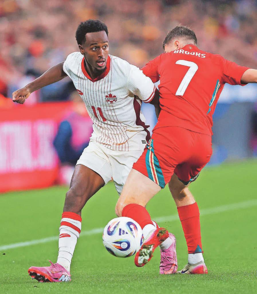 Cornelius wins it for Canada on a frustrating night for Bellamy's Wales