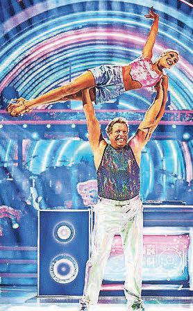 Amber tops Strictly's leaderboard