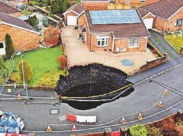 Sinkhole repair nears completion