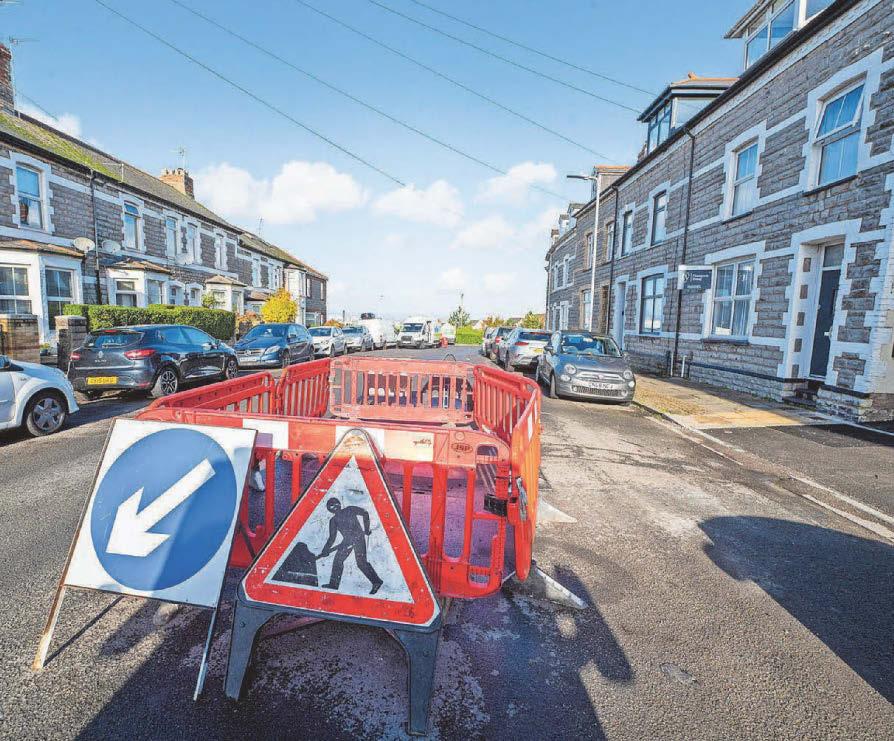 Seaside town’s street gets that sinking feeling