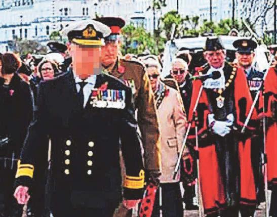Arrest made over Remembrance ceremony 'fake admiral' incident