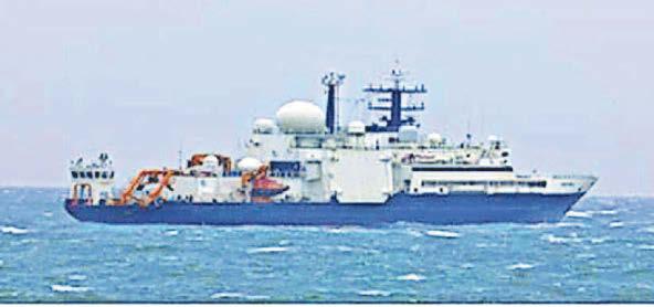 Russia spy ship directed lasers at UK military pilots