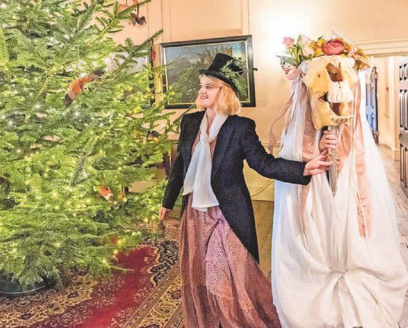 Historic homes and castles with dazzling displays for Christmas
