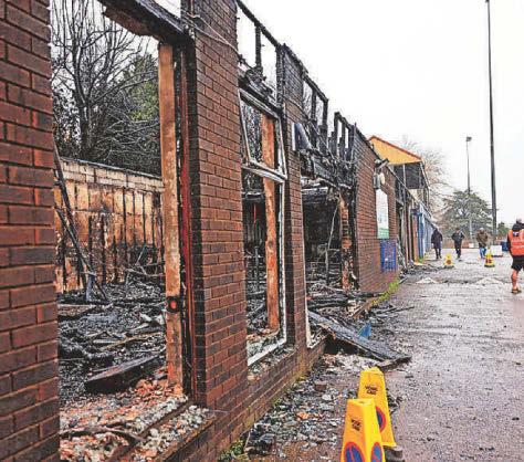 Rugby club devastated by blaze