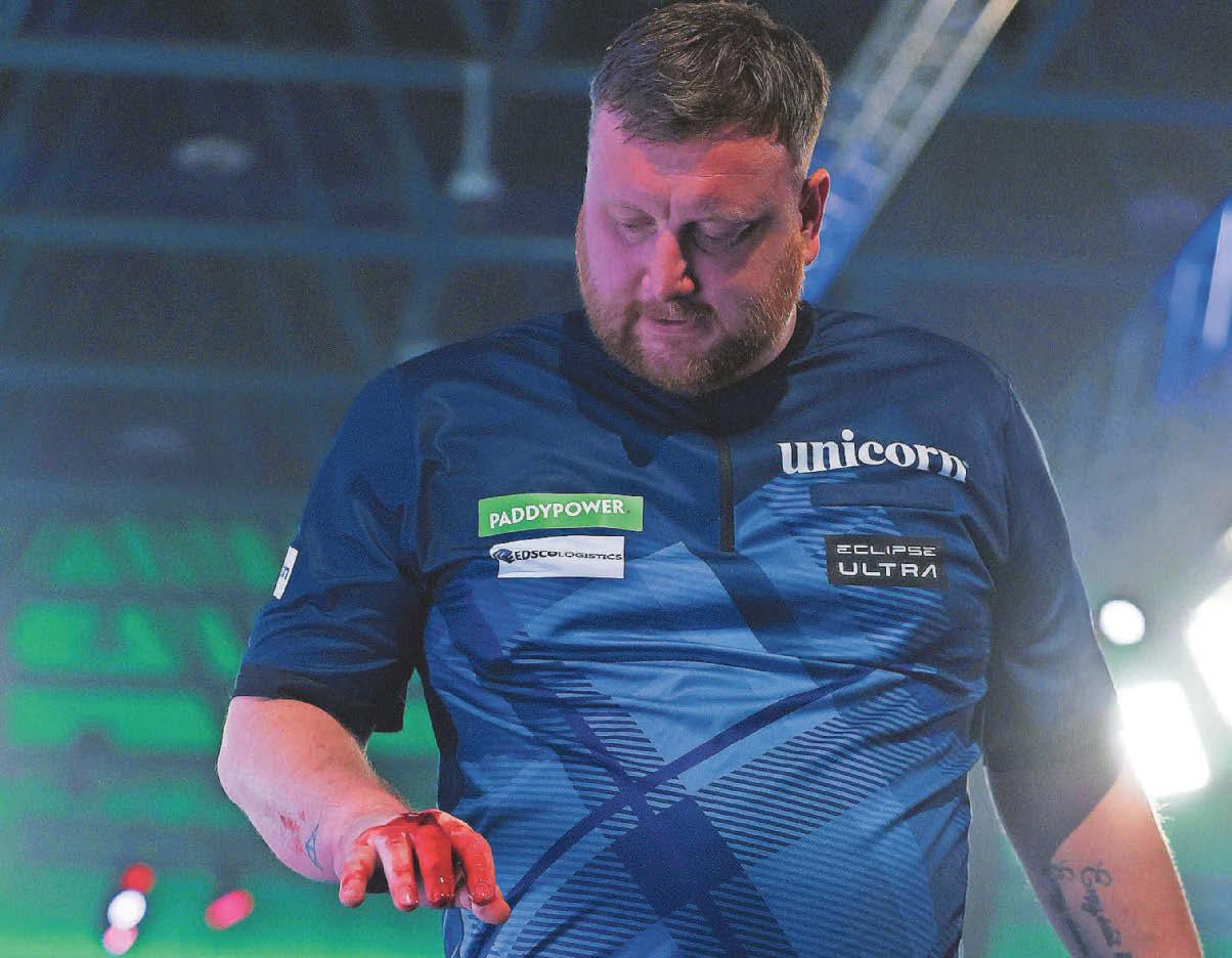 Menzies issues apology after a bloody exit from Ally Pally