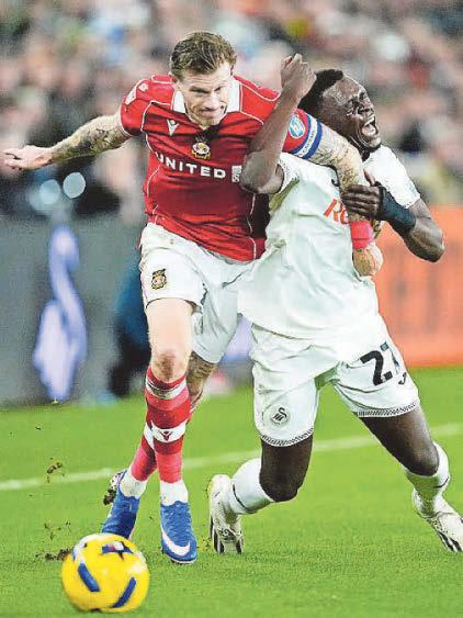 Wrexham star banned for three games following incident in Swans defeat